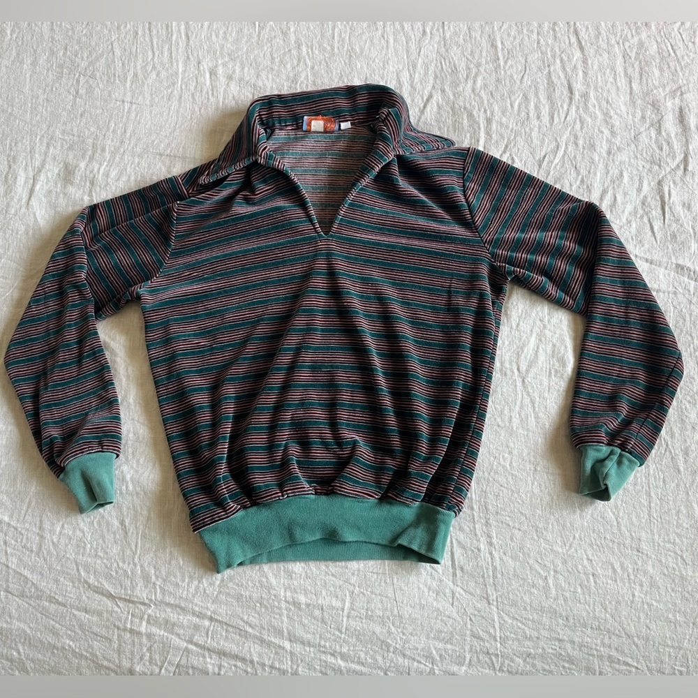 Vintage velvet sweatshirt